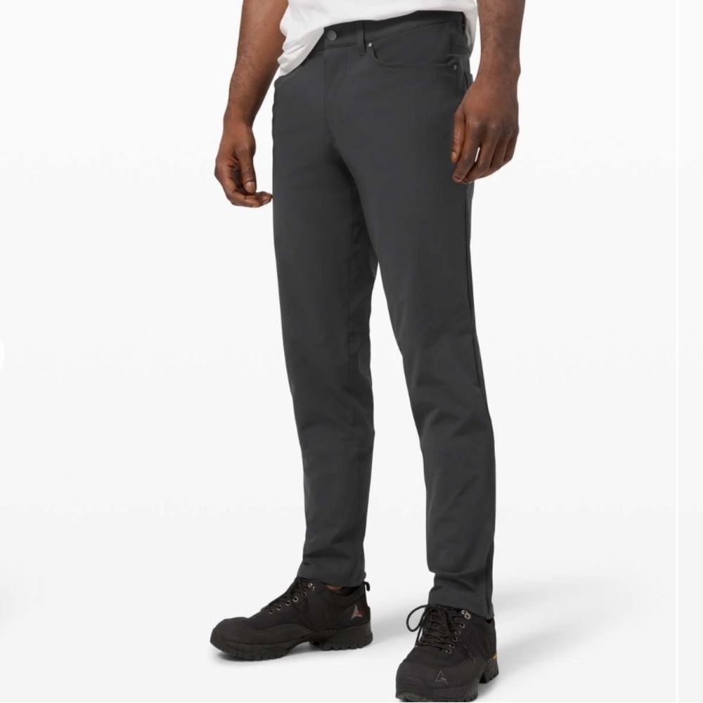 Lululemon Men's ABC Pant Classic 32" in Obsidian Dark Gray Size 36